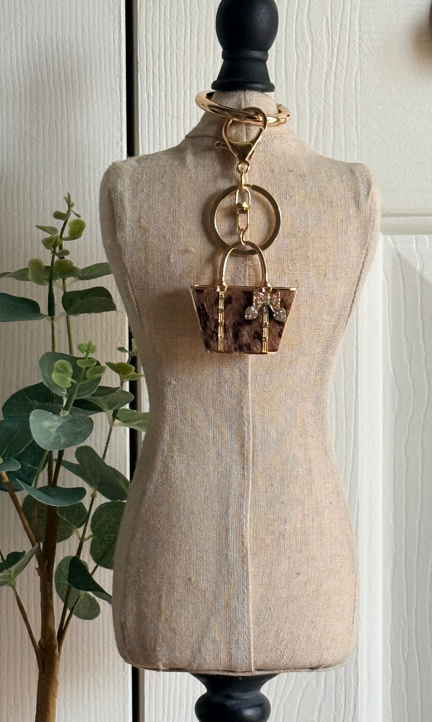 Leopard Luxury Bag Charm