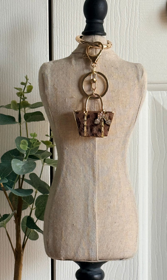 Leopard Luxury Bag Charm