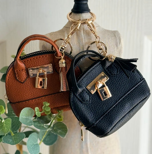 Luxe Lock Mini Charm Bag