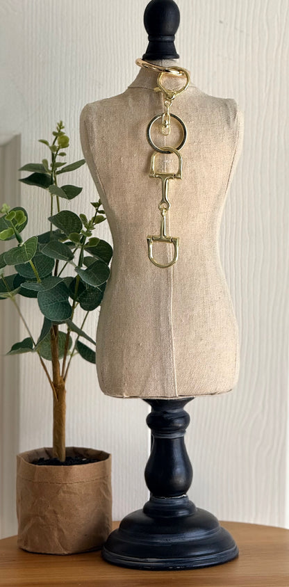 The Equestrian Bit Charm – Gold Luxe Edition
