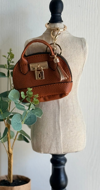 Luxe Lock Mini Charm Bag